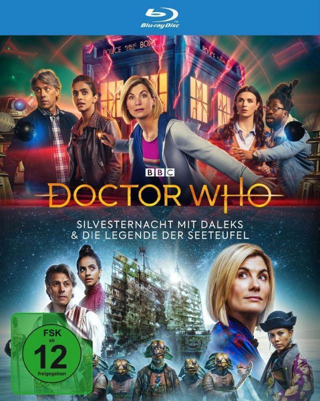 Doctor Who: Silvesternacht mit Daleks / Die Legende der Seeteufel, 1 Blu-ray
