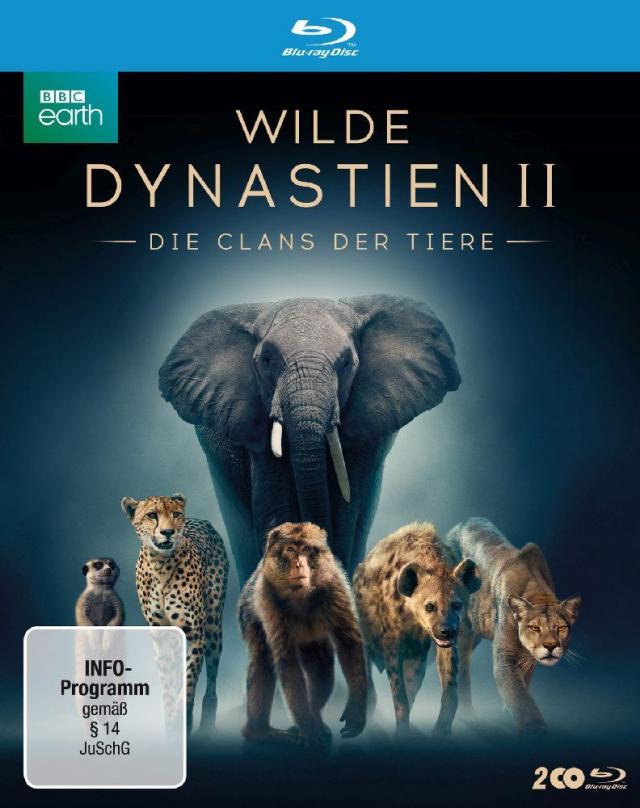 Wilde Dynastien - Die Clans der Tiere. Tl.2, 2 Blu-ray
