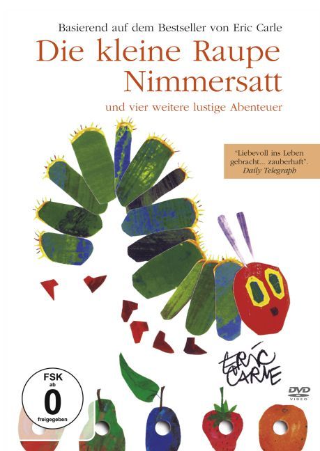 Die kleine Raupe Nimmersatt und vier weitere lustige Abenteuer, 1 DVD