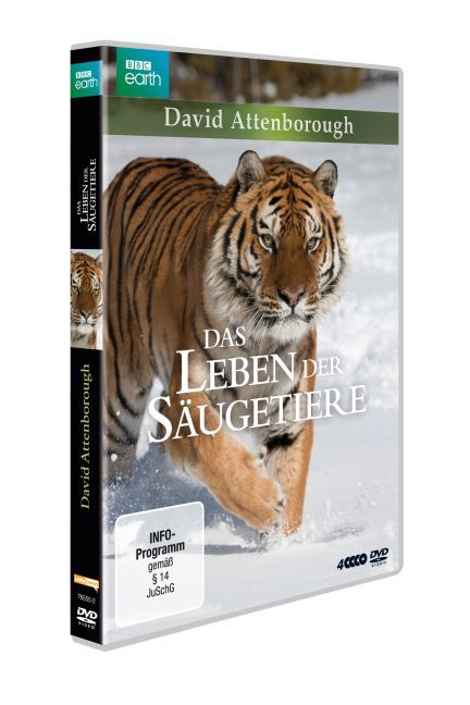 Das Leben der Säugetiere - Die komplette Serie, 4 DVDs, 4 DVD-Video