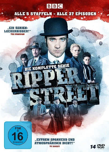 Ripper Street - Die komplette Serie, 14 DVD, 14 DVD-Video