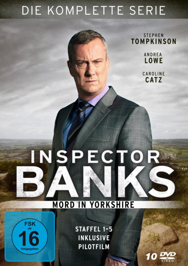 Inspector Banks - Die komplette Serie. Staffel.1-5, 10 DVD