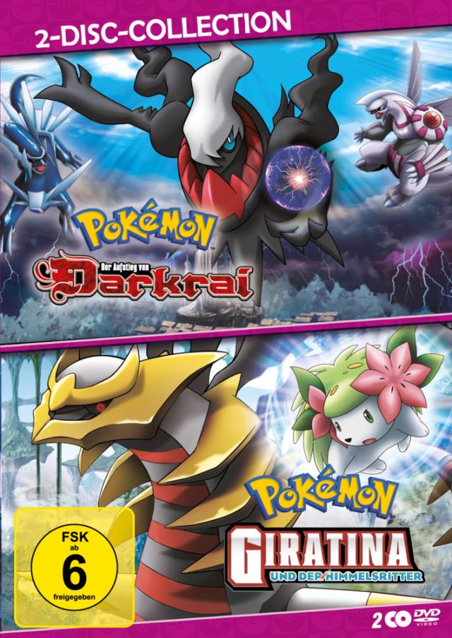 Pokémon: Giratina und der Himmelsritter / Pokémon: Der Aufstieg von Darkrai - 2-Movie-Box, 2 DVD
