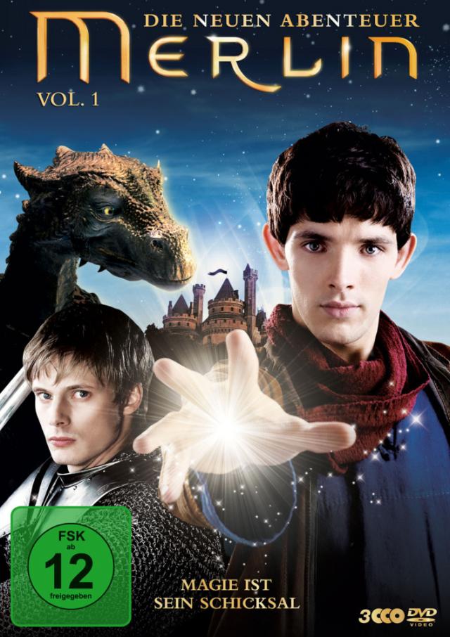 Merlin - Die neuen Abenteuer. Vol.1, 3 DVDs, 3 DVD-Video