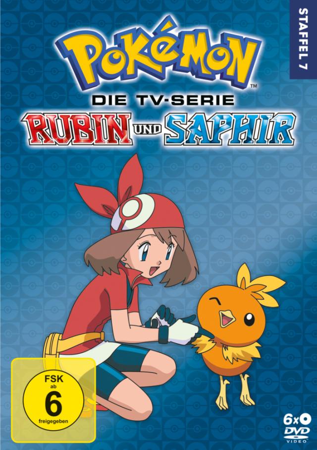 Pokémon - Die TV-Serie: Rubin und Saphir. Staffel.7, 6 DVDs