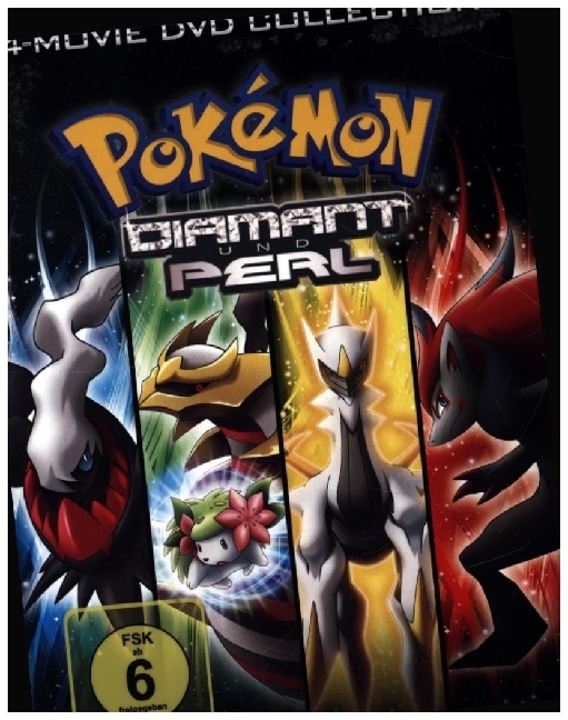 Pokémon: Diamant und Perl - Movie Collection, 4 DVD