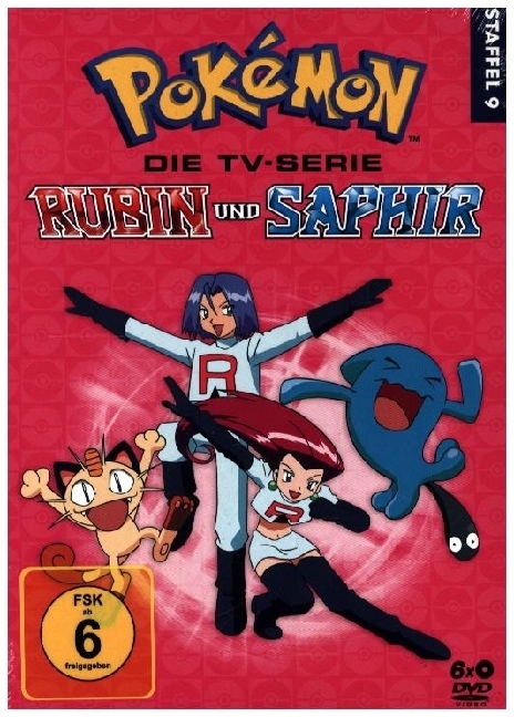 Pokémon - Die TV-Serie: Rubin und Saphir. Staffel.9, 6 DVD