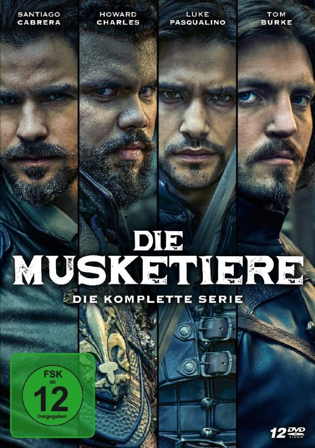 Die Musketiere - Die komplette Serie, 12 DVD (Limited Edition)