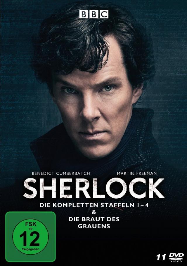 Sherlock - Die komplette Serie. Staffel.1-4, 11 DVD
