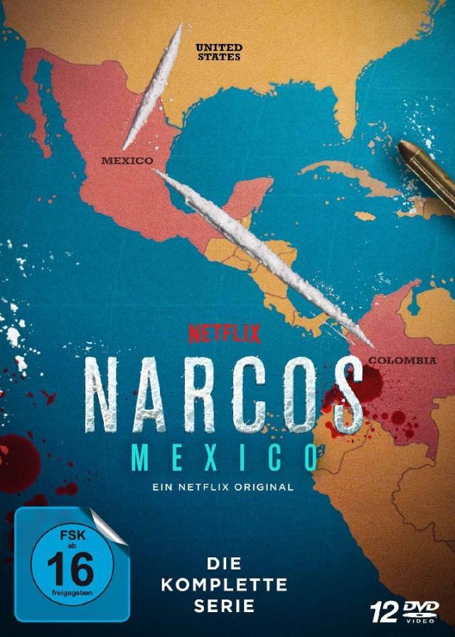 NARCOS: MEXICO - Die komplette Serie. Staffel.1-3, 12 DVD (Limited Edition)