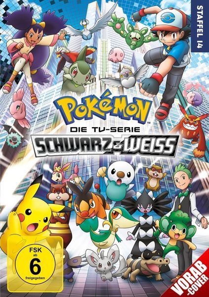 Pokémon - Die TV-Serie: Schwarz und Weiß. Staffel.14, 6 DVD