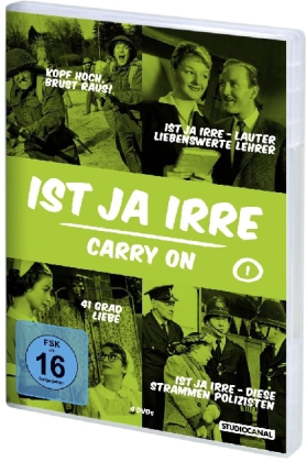 Ist ja irre - Carry on. Vol.1, 4 DVDs. Vol.1, 4 DVD-Video