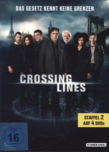 CROSSING LINES. Staffel.2, 4 DVDs