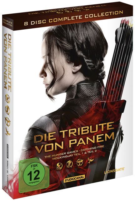 Die Tribute von Panem - Complete Collection, 8 DVDs, 8 DVD-Video