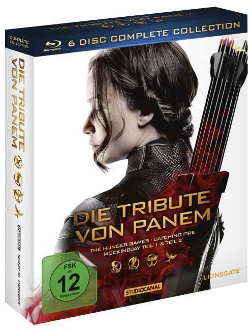 Die Tribute von Panem - Complete Collection, 4 Blu-rays