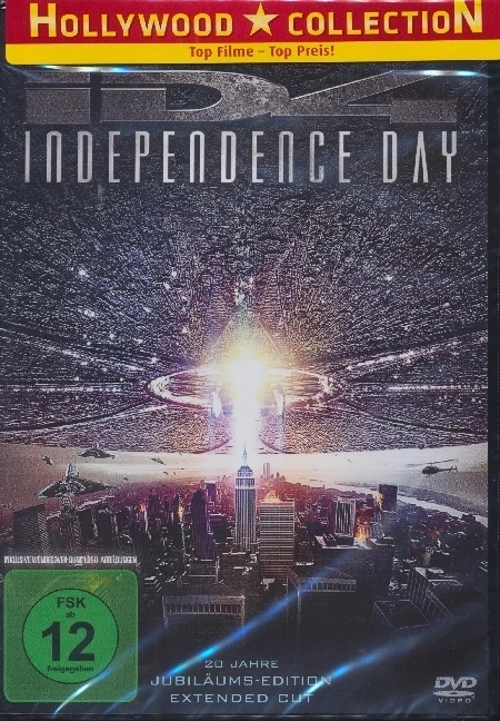 Independence Day, Jubiläums-Edition, Extendet Cut, 1 DVD