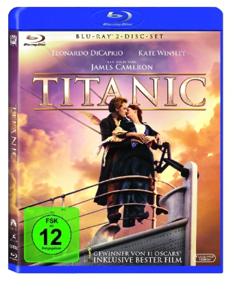 Titanic, 2 Blu-rays