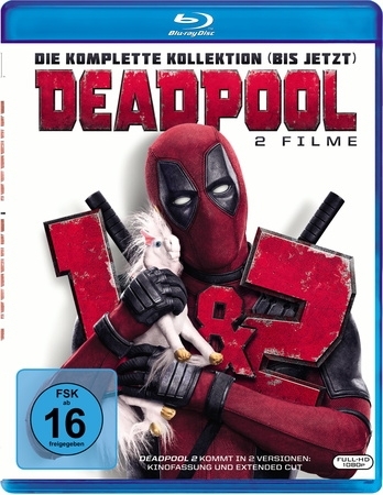 Deadpool - Die komplette Kollektion (bis jetzt), 2 Blu-ray, 2 Blu Ray Disc
