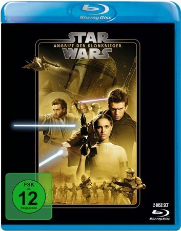 Star Wars Episode 2, Angriff der Klonkrieger, 1 Blu-ray