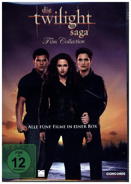Die Twilight-Saga Film Collection (1-5), 5 DVD