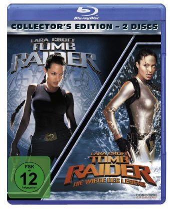 Lara Croft: Tomb Raider / Lara Croft: Tomb Raider - Die Wiege des Lebens - Collector's Edition, 2 Blu-rays, 2 Blu Ray Disc