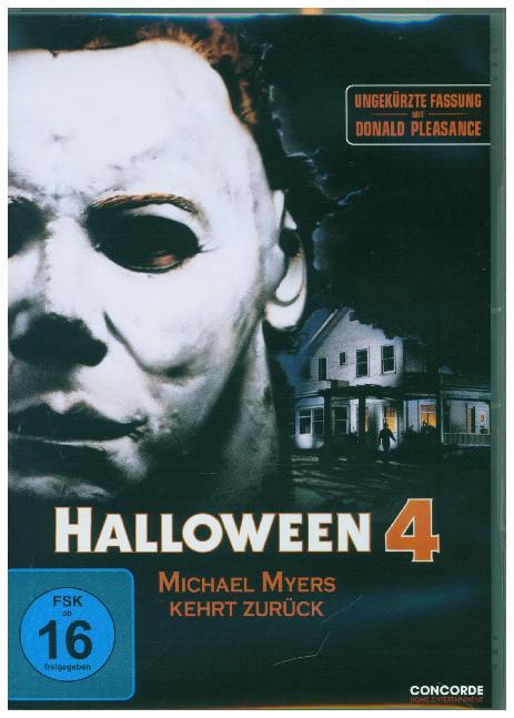 Halloween 4 - Michael Myers kehrt zurück, 1 DVD