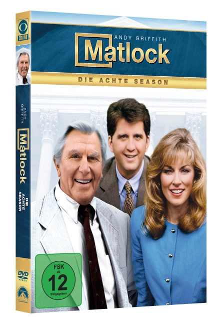 Matlock. Season.8, 6 DVDs, 6 DVD-Video