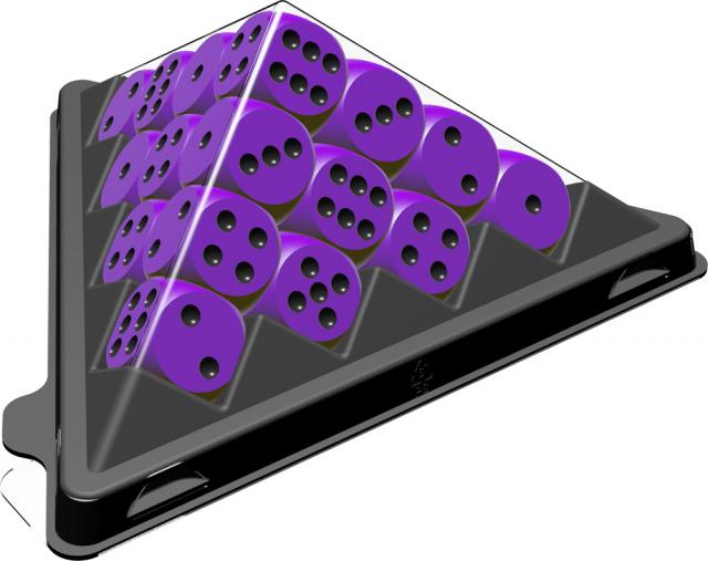 Spiel mini Würfelpyramide violett