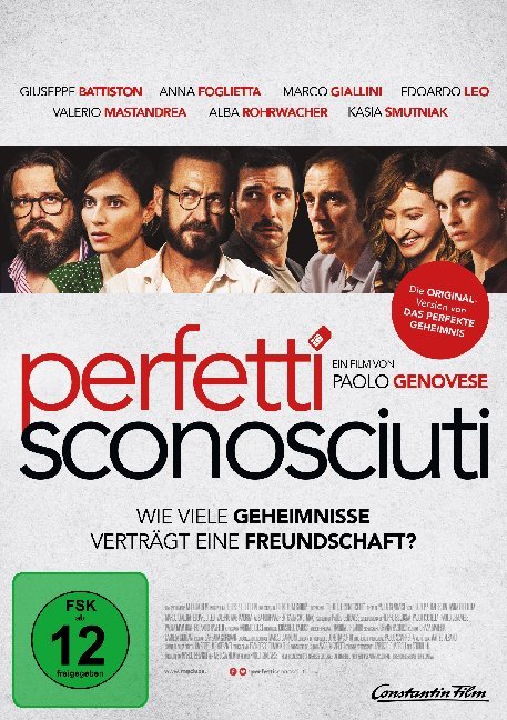 Perfetti Sconosciuti - Wie viele Geheimnisse verträgt eine Freundschaft?, 1 DVD