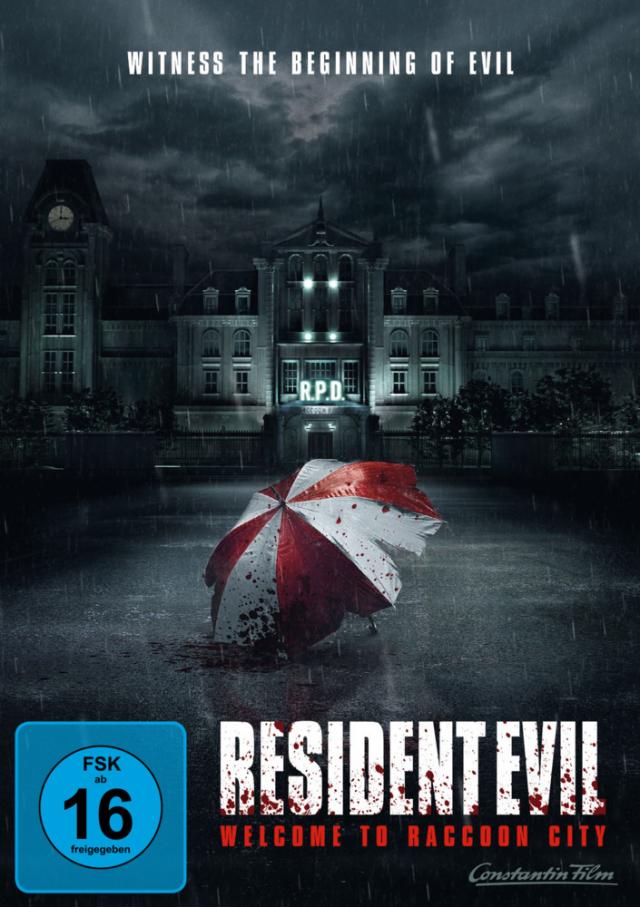 Resident Evil: Welcome to Raccoon City, 1 DVD
