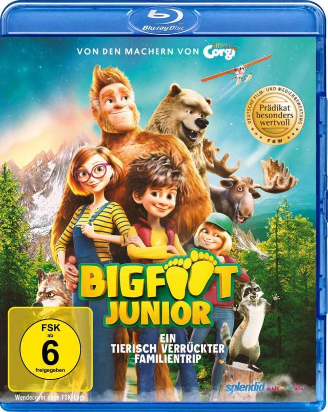 Bigfoot Junior - Ein tierisch verrückter Familientrip, 1 Blu-ray