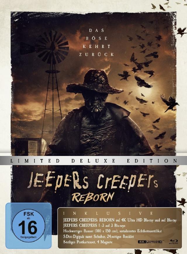 Jeepers Creepers: Reborn LTD. - Limited Deluxe Edition, 5 Ultra HD BD