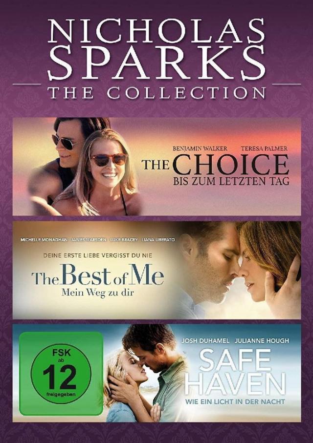 Nicholas Sparks  - The Collection, 3 DVD