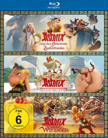 Asterix 3er-Blu-ray-Box, 3 Blu-ray