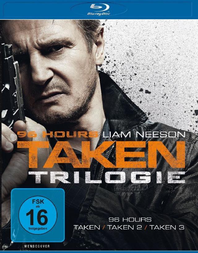 96 Hours - Taken 1-3, 3 Blu-ray