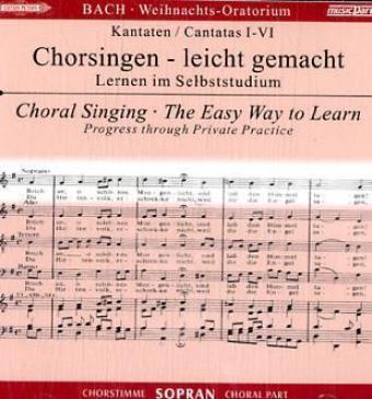 Weihnachtsoratorium, BWV 248, Chorstimme Sopran, 2 Audio-CDs