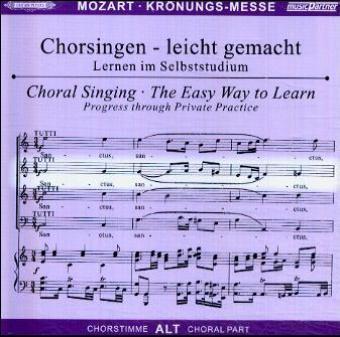 Krönungsmesse KV 317, Chorstimme Alt, 1 Audio-CD