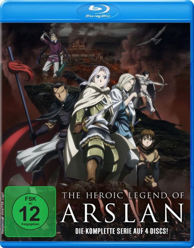 The Heroic Legend of Arslan, 4 Blu-ray