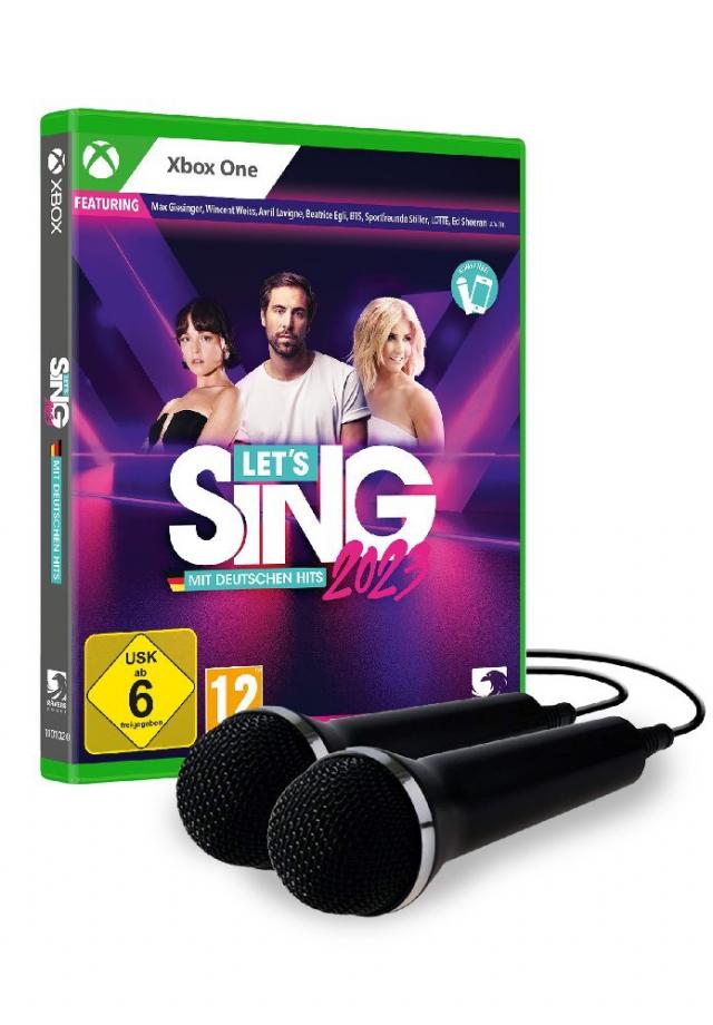 Let's Sing 2023 German Version [+ 2 Mics, 1 Xbox One-Blu-ray Disc