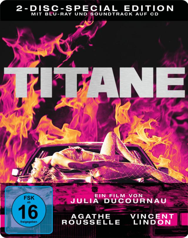Titane, 1 Blu-ray + 1 Audio-CD (Steelbook)
