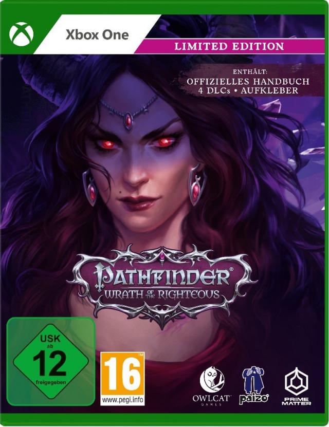 Pathfinder: Wrath of the Righteous Limited Edition, 1 Xbox One-Blu-ray Disc