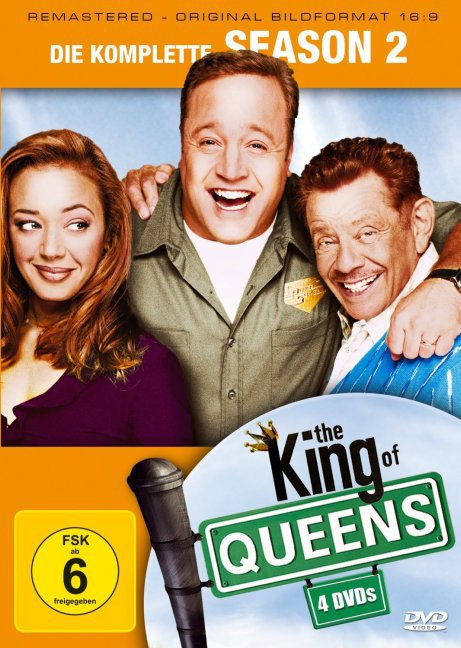 The King of Queens. Staffel.2, 4 DVDs