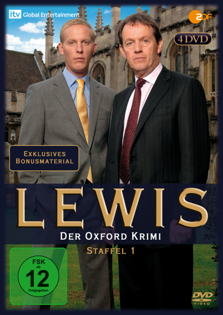Lewis - Der Oxford Krimi. Staffel.1, 4 DVDs