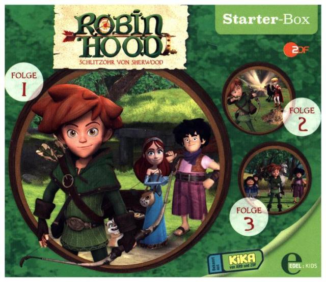 Robin Hood - Schlitzohr von Sherwood - Starter-Box. Tl.1, 3 Audio-CD