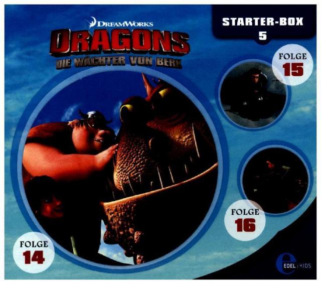 Dragons - Die Wächter von Berk - Starter-Box, 3 Audio-CD