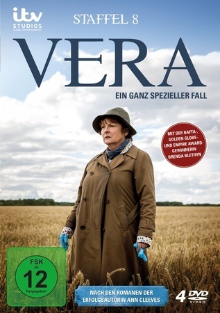 Vera - Ein ganz spezieller Fall. Staffel.8, 4 DVDs
