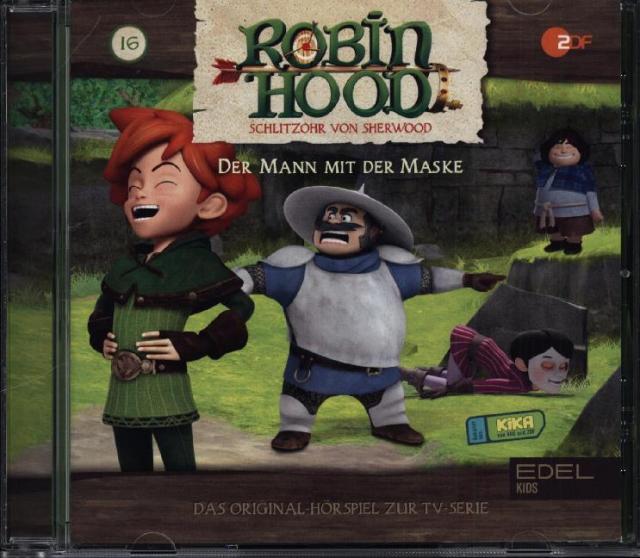 Robin Hood - Schlitzohr von Sherwood - Der Mann mit der Maske. Tl.16, 1 Audio-CD