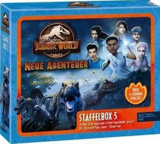 Jurassic World - Neue Abenteuer. Staffelbox.5, 3 Audio-CD