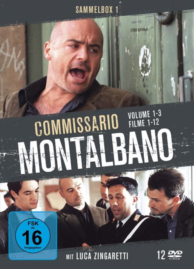 Commissario Montalbano. Sammelbox.1, 12 DVD