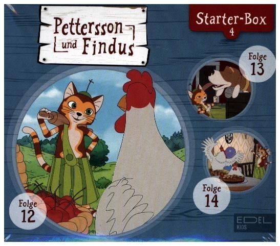 Pettersson und Findus Starter-Box (4),Folge 12-14. Starter-Box.4, 3 Audio-CD